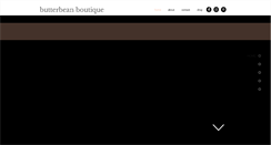 Desktop Screenshot of butterbeanboutique.com